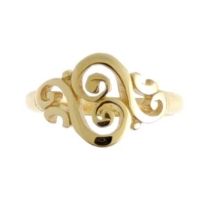 James Avery Gold Swirl Ring